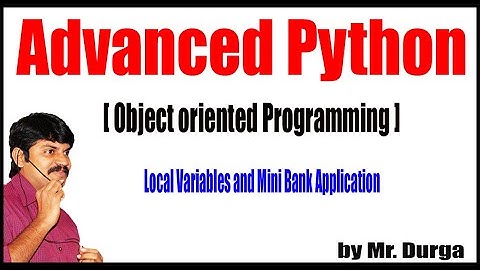 Adv Python |  Session - 80 | The Complete Story of Static Variables | by Durga Sir