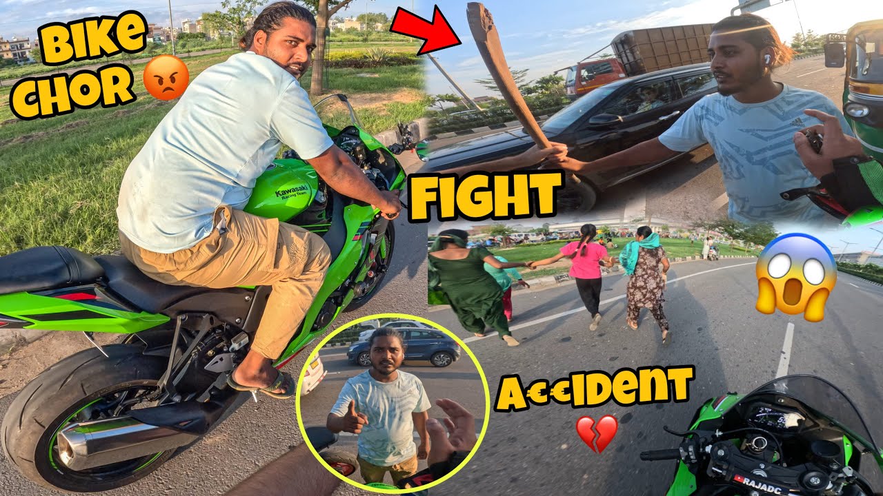 Drunk Boy 😰Ne Hamri Zx10r Chori Ker Li 💔Fight With Drunk Boy 😤|| kawa H2r