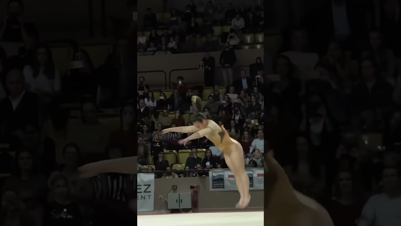 Katelyn Ohashi Monaco floor routine Princess Grace International Gymnastics Gala golden 