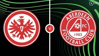 Eintracht Frankfurt Vs Aberdeen Uefa Conference League Hymne Und Manschaftseinlauf