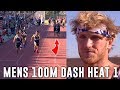 LOGAN PAUL pulls hamstring and loses $100,000 in Mens 100m Dash