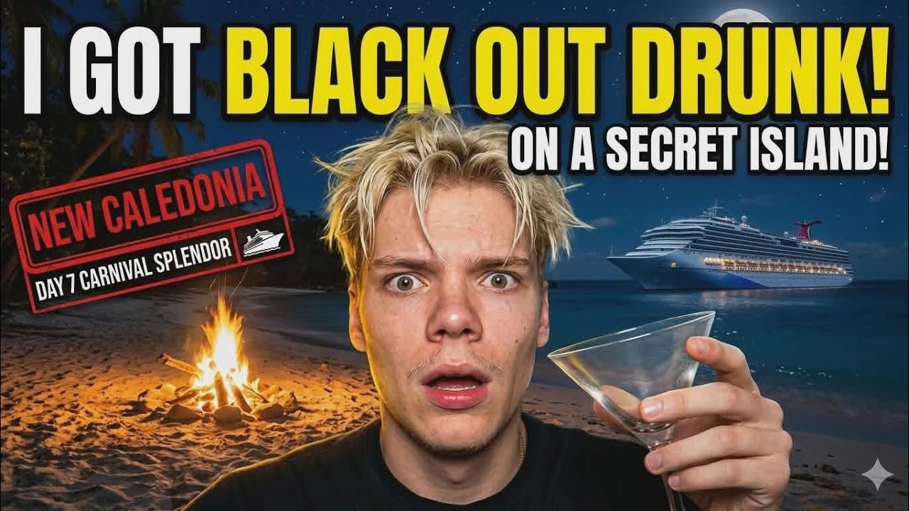 I got blackout drunk on a secret island in New Caledonia, Day 7 Carnival splendor!