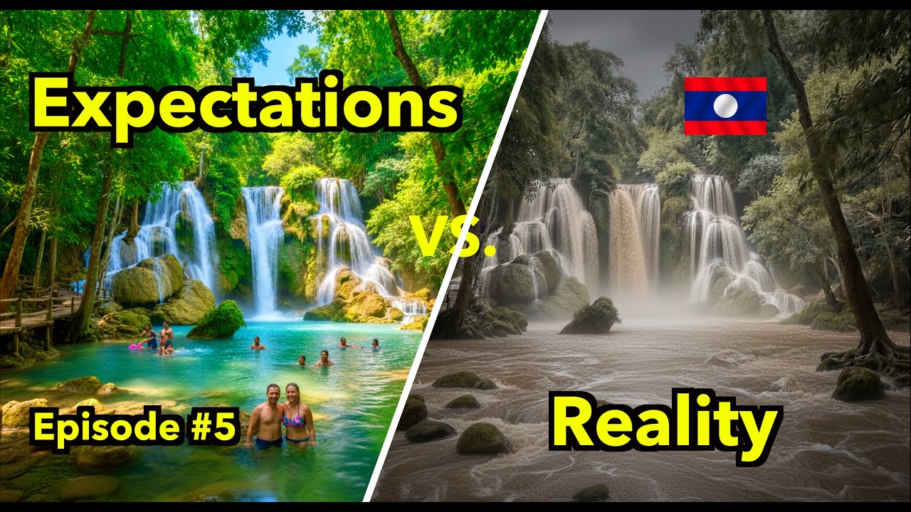 Kuang Si Falls in Rainy Season 🌧️ | No Crowds, No Swimming – Worth Visiting?