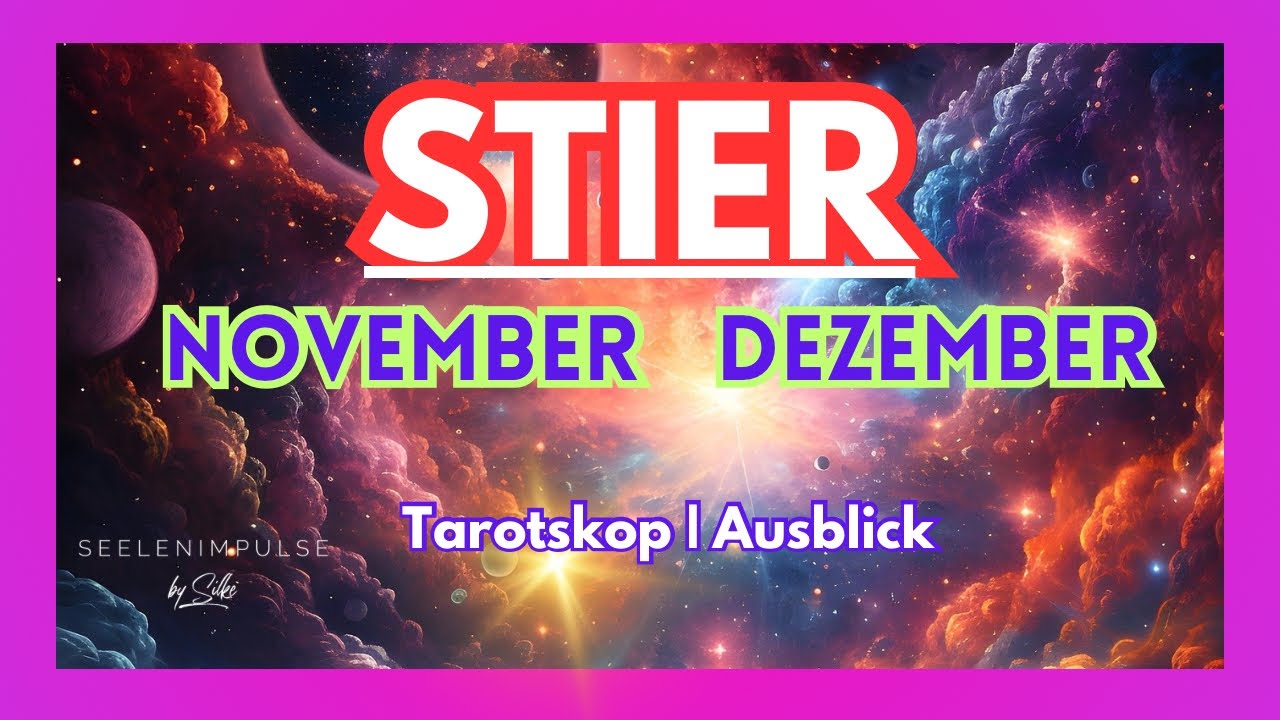 STIER ♉️ Loslassen‼️Das sorgt für einen enormen Schub... #stier 