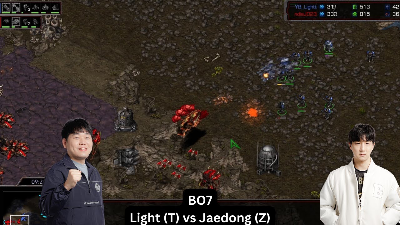 [Starcraft] BO7 - Light (T) vs Jaedong (Z)