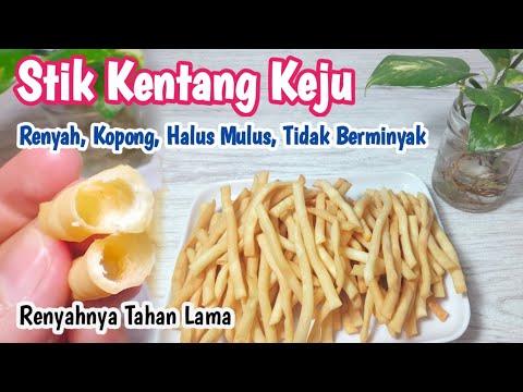 Cara Membuat Stik Kentang Keju Crispy