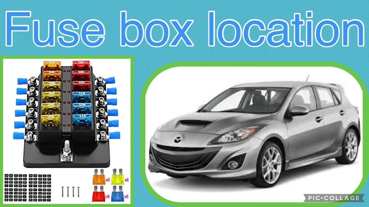 2013 Mazdaspeed 3 Fuse Box Locations - Youtube
