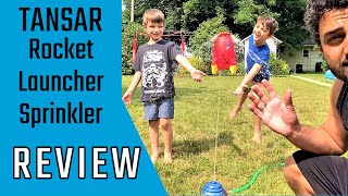 Coolest toy of the summer! The Rocket Launcher Sprinkler