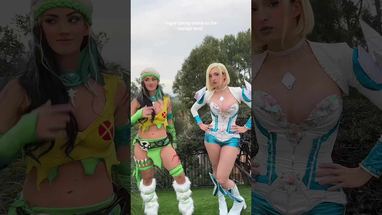 I HATE the wilderness 😫 @zoogirlq #emmafrost #marvelrivals #rogue #savageland #cosplay