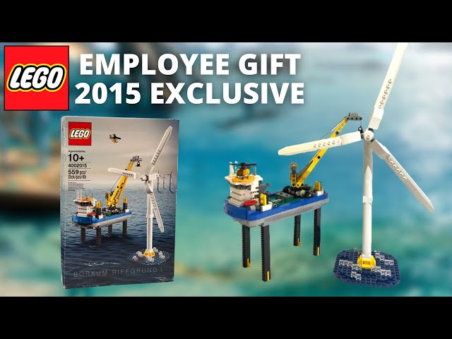 LEGO Employee Gift 2015: Borkum Riffgrund Wind Factory RARE Review! -