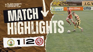 Forres Mechanics Fc 1 - 2 Brora Rangers Fc 08112025, R. Davidson Highland League Cup