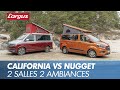 Volkswagen California 6.1 vs Ford Transit Nugget : le match des vans aménagés