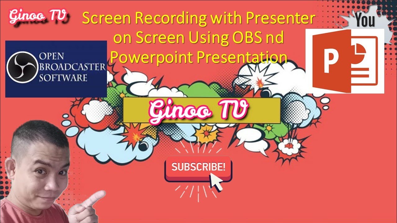 Screen Recording with Presenter on Screen Using OBS(Open Broadcaster