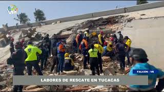 Terremoto en Venezuela: Labores de Rescate en Tucacas, Falcón - 26Jun
