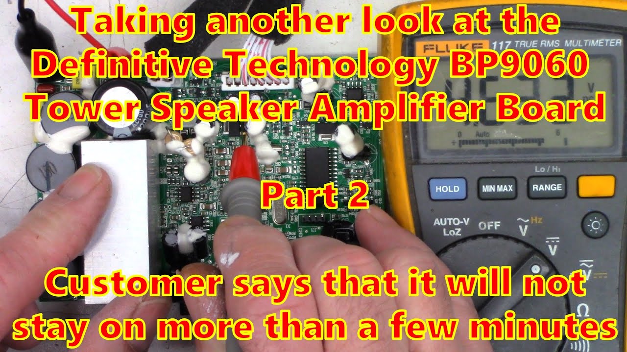 Another look into the Definitive Technology BP9060 Amplifier Board