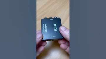 How to use an AV to HDMI converter #hdmiadapter #avtohdmi #retrogaming #vintagegaming