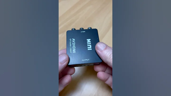 How to use an AV to HDMI converter #hdmiadapter #avtohdmi #retrogaming #vintagegaming