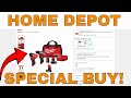 Home Depot Special Buy Of the Day HUGE SAVINGS
