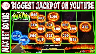 BIGGEST JACKPOT ON YOUTUBE FOR DOUBLE FLAMIN LINK BLAZING ARES HIGH LIMIT SLOT MACHINE