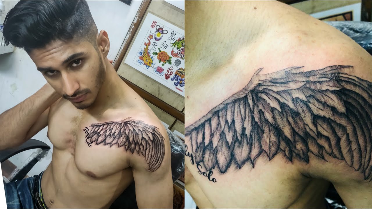 Chest tattoo design | Chest Tattoo design by @moneyinkzone For  Appointment:- +919041197025 #kamzinkzone #kamzinkzonetattoos #tattoos  #tattoodesign #chesttattoo | By Kamz InkzoneFacebook