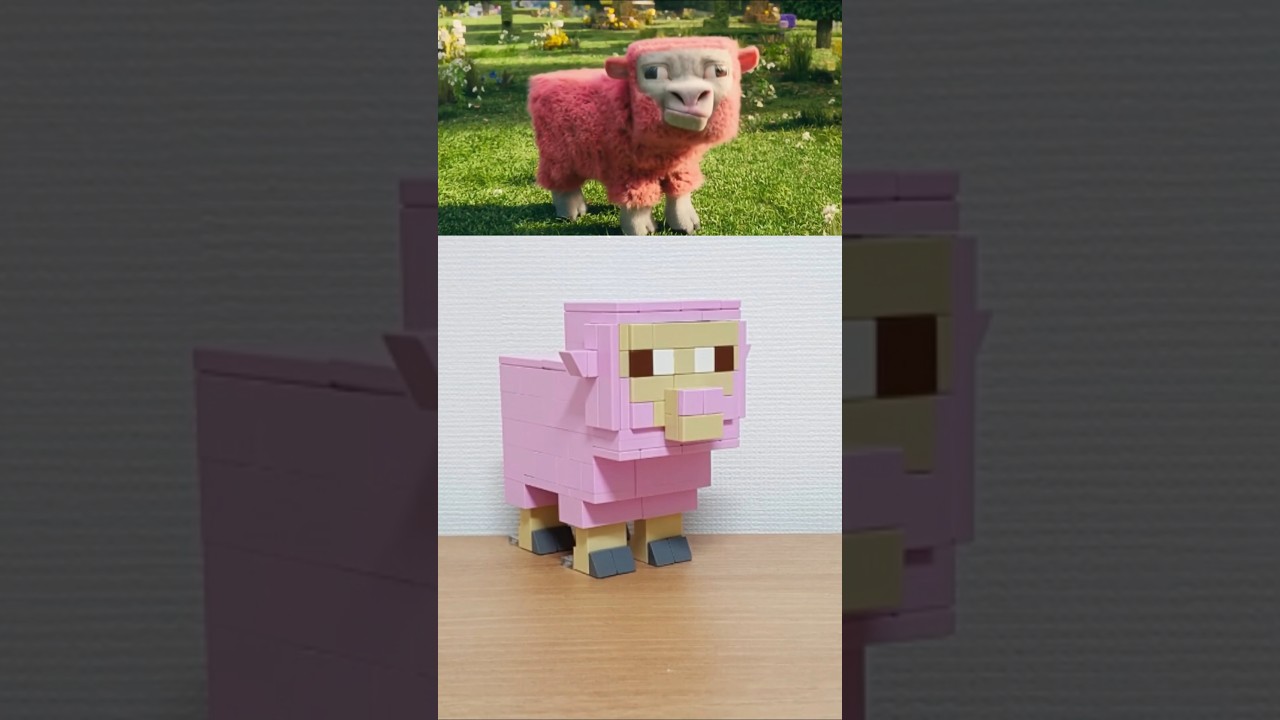 LEGO Minecraft Movie: Villager , Sheep , Iron golem