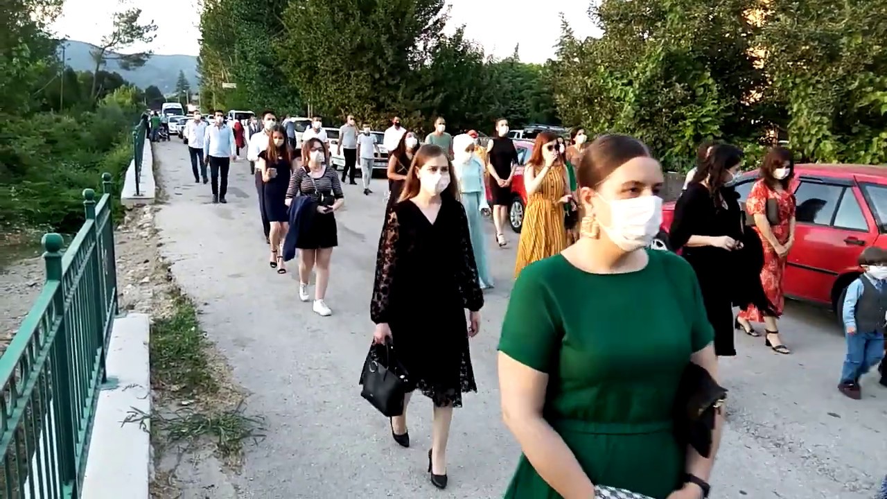 Tokat - Şenyurt Kasabamız - Gelinimizi Düğün Bahçesine Götürüyoruz. 11.07.2020