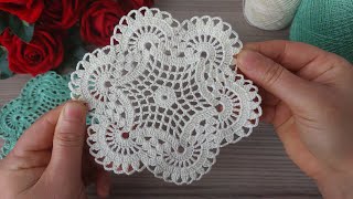 Wow! Beautiful Crochet Pattern knitting Online Tutorial for beginners Tığ işi Örgü Motif