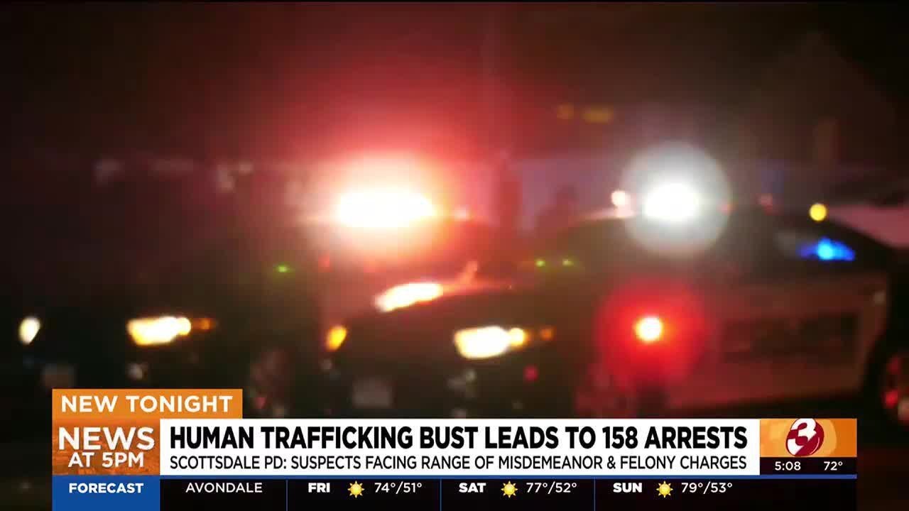 Human trafficking bust nets 158 arrests in Scottsdale - YouTube