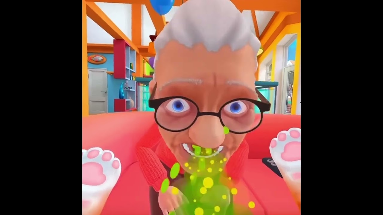 Spanish guy playing angry granny vs naughty cat sim (NEW MEME)