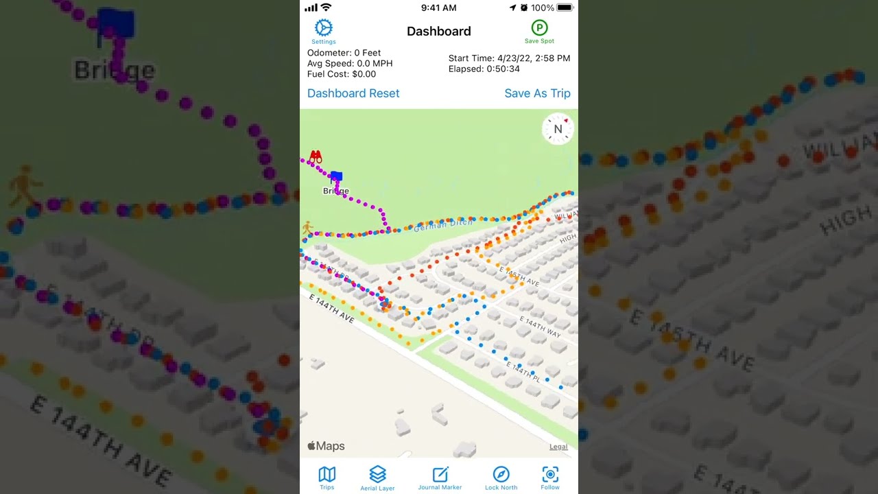 GPS Travel Journal Trip Log Vacation Diary - track where you have been