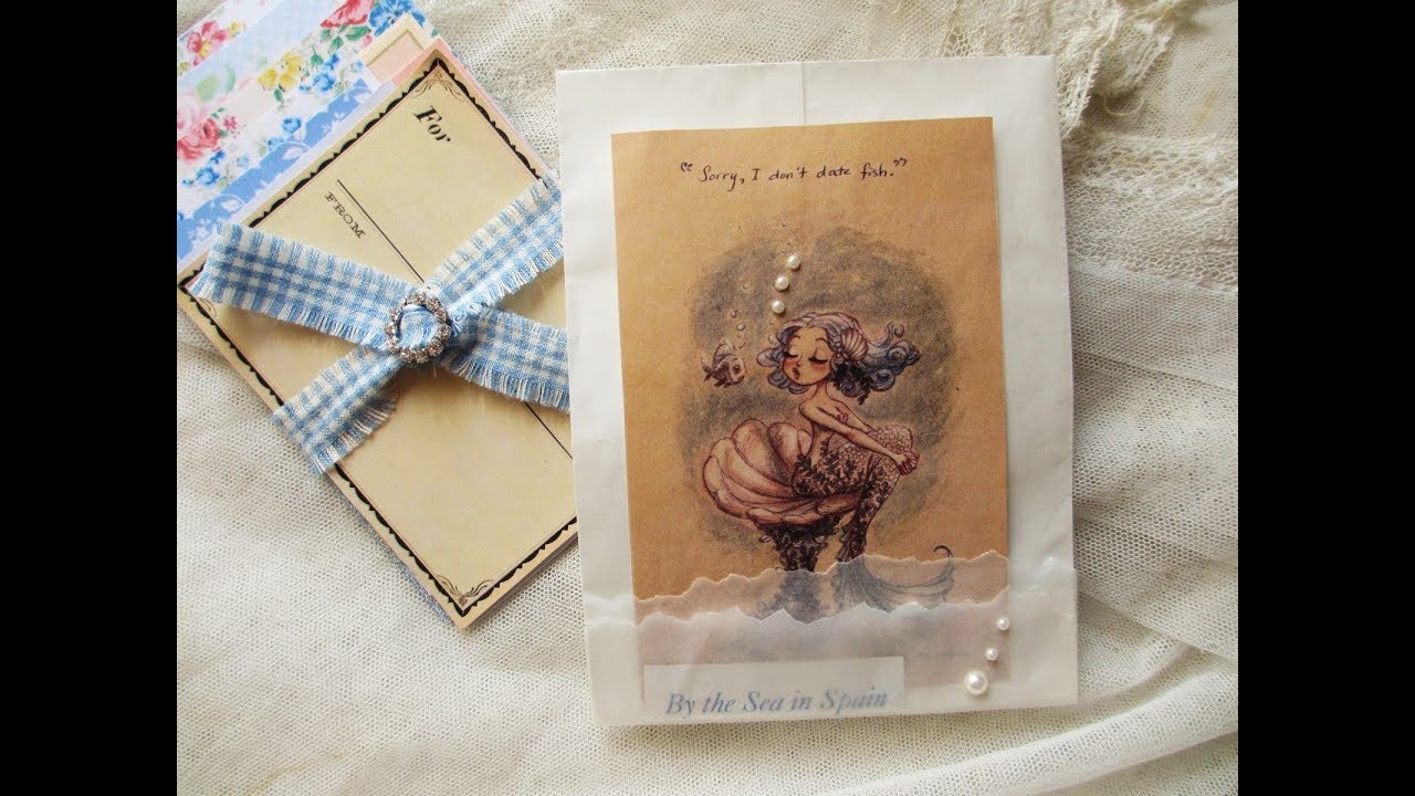 紙もの好きの雑記帳 32 平袋を可愛くアレンジ