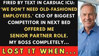I Got Fired By Text While In Cardiac ICU, But The CEO Of Our Biggest Competitor Was