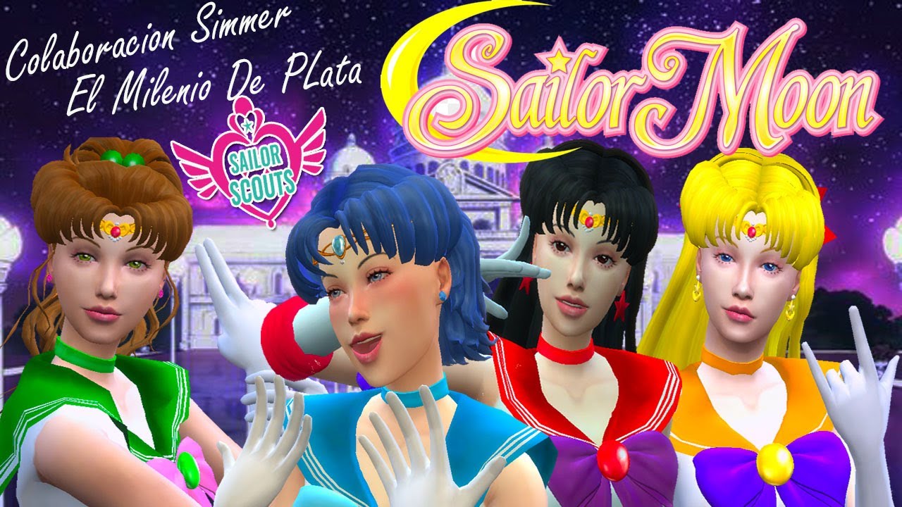 💫COLABORACION SIMMER EL MILENIO DE PLATA 💫Sailor Scouts✨ SIMS 4