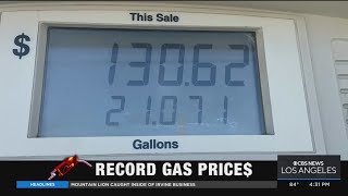 Gas prices hit $6 a gallon