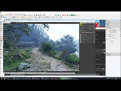 V-Ray for SketchUp – Hướng dẫn setting ngoại thất Vray next for Sketchup