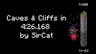 Caves And Cliffs in 4:26.168 Speedrun
