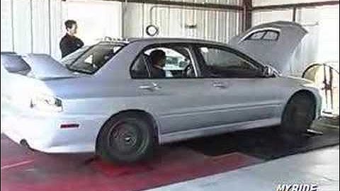 Mitsubishi Lancer Evolution IX Dyno Test