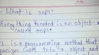 What is Oops|| Object oriented programming methodology|| #dsa #oops #code #dsa
