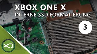 Xbox One X - SSD Formatierung für internen Einbau
