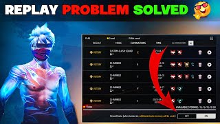 Famous Current device does not support this feature in ff solve 2024 | Free fire replay system not working Profile