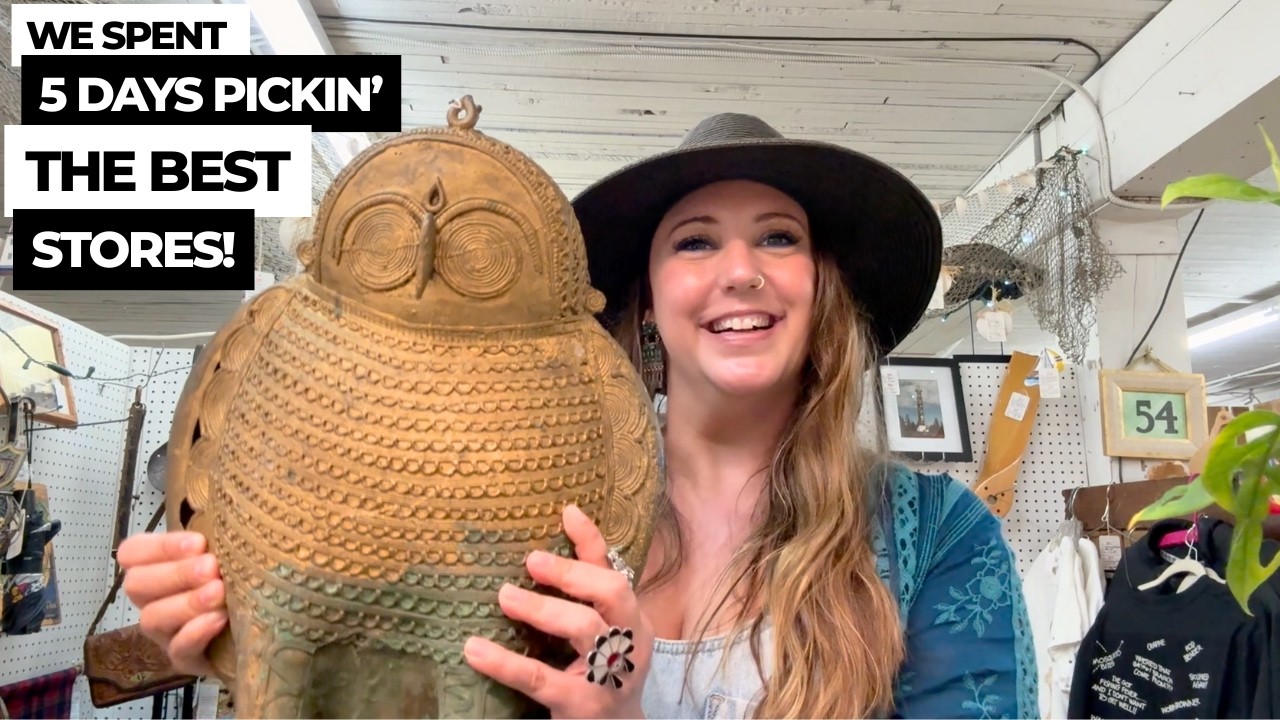 WE SPENT 5 DAYS THRIFTING | YOU WON'T BELIEVE DAY 1! | Oregon Coast Antique & Thrift Women's Retreat