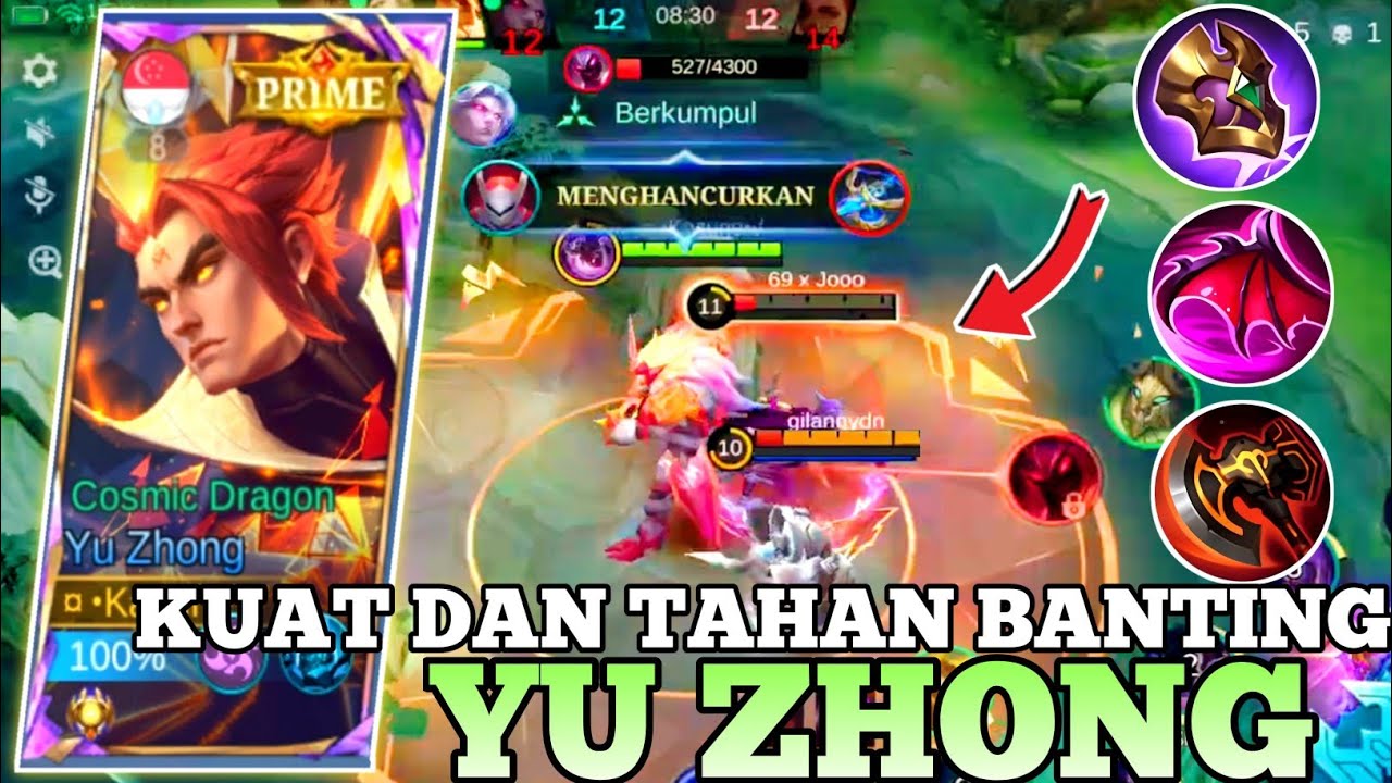 New Broken Meta Build Yu Zhong EXP LANE No One Survives This Damage! Brutal Solo Ranked MLLB