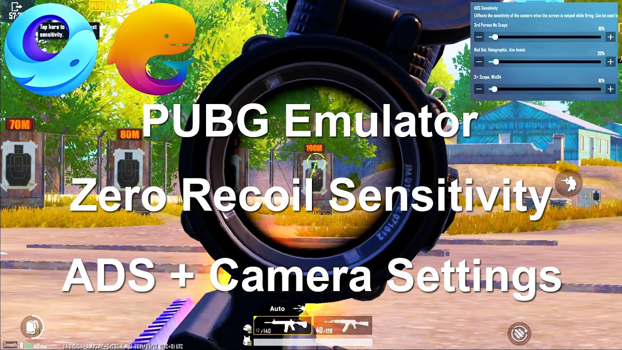 PUBG Mobile Emulator Sensitivity | No Recoil ADS Settings for Gameloop  2021| Recoil Control for M416 - YouTube