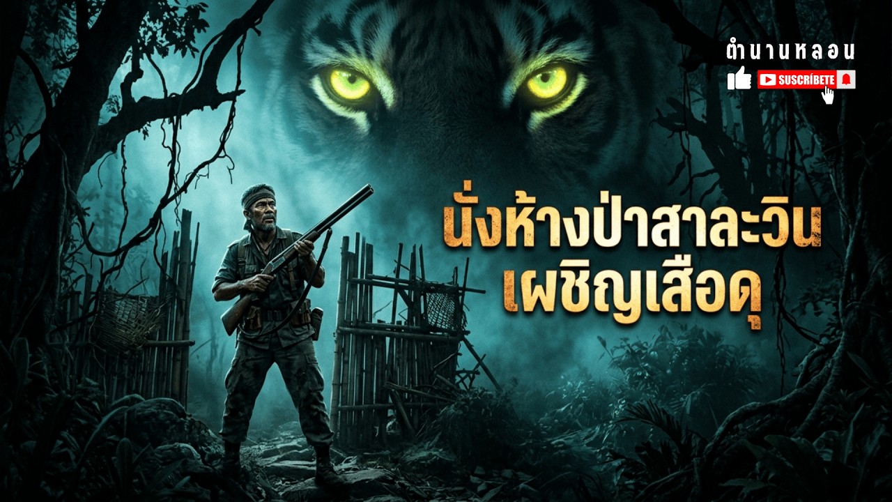 นั่งห้างป่าสาละวิน ผจญเสือดุ | ตอนเดียวจบ