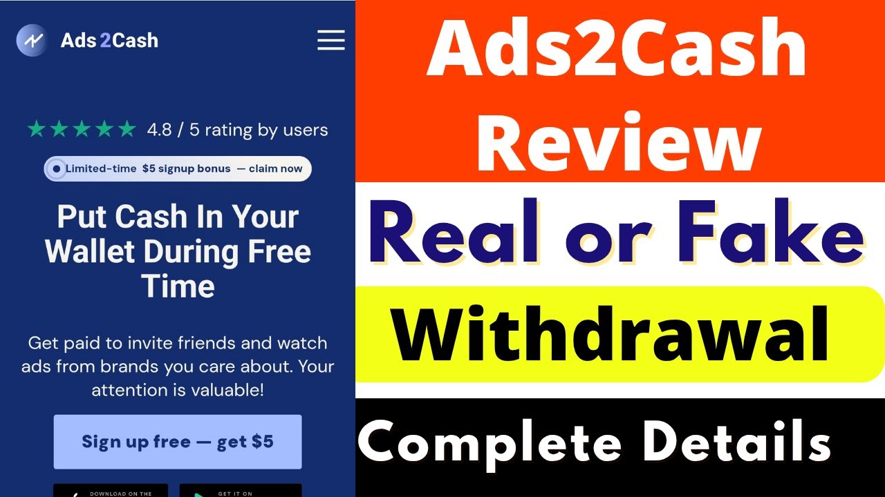 Ads2Cash Real or Fake | Ads2Cash Review | Ads2Cash Withdrawal | Payment Proof | Scam or Legit