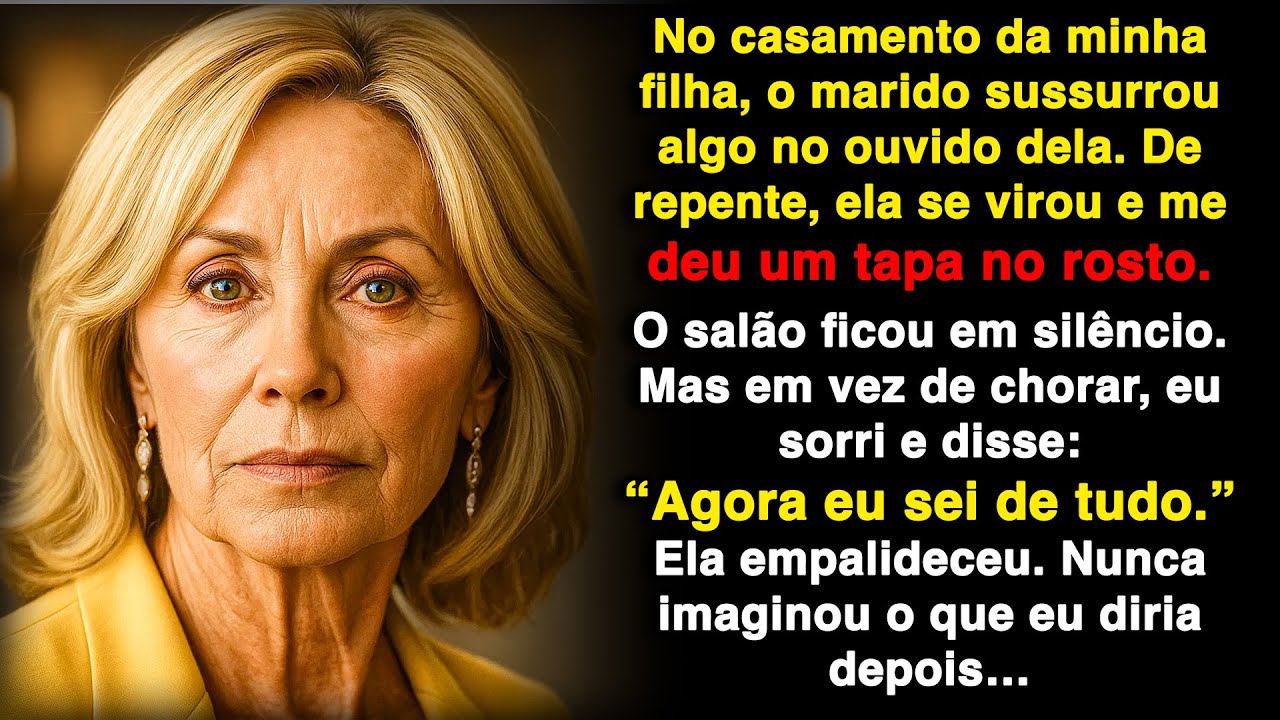 No casamento, minha filha me deu um tapa – mas eu revelei um segredo chocante!