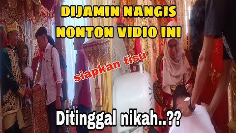 Viral Mantan pacar datang di pernikahan paling baper😭 || ditinggal nikah