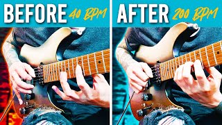 The Fastest Way To INSANE Guitar Speed (Practice THIS!)