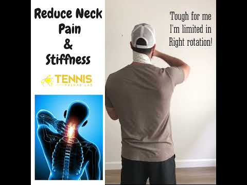 SNAG Exercise For Neck Pain and Stiffness - YouTube