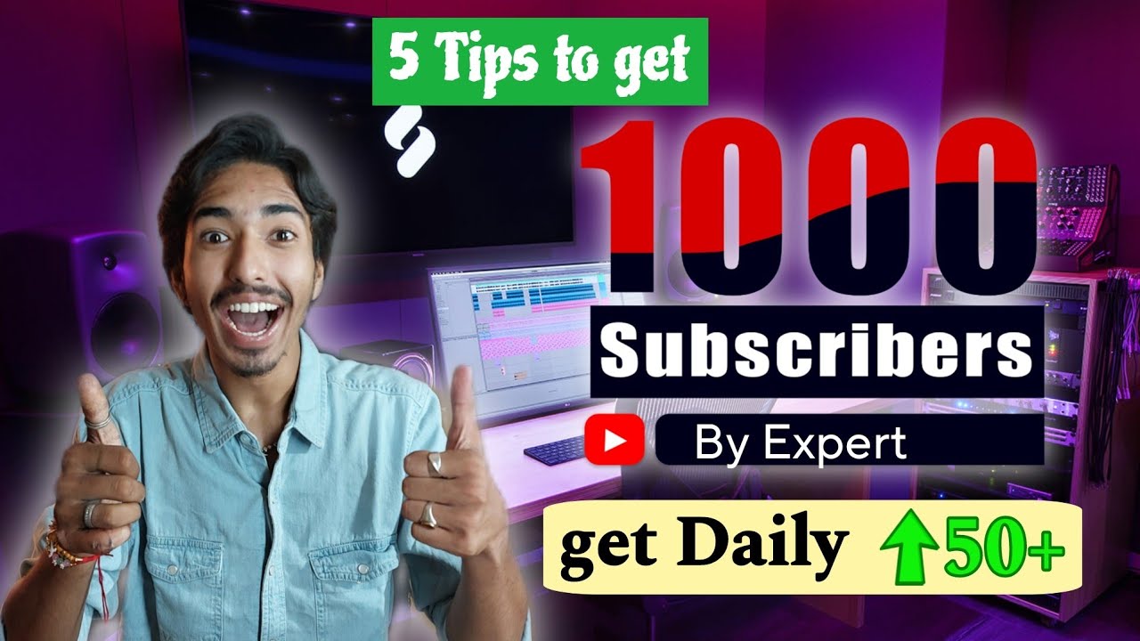 5 Tips to get first 1000 Subscribers on Youtube | 0 se 1000 subscriber ...